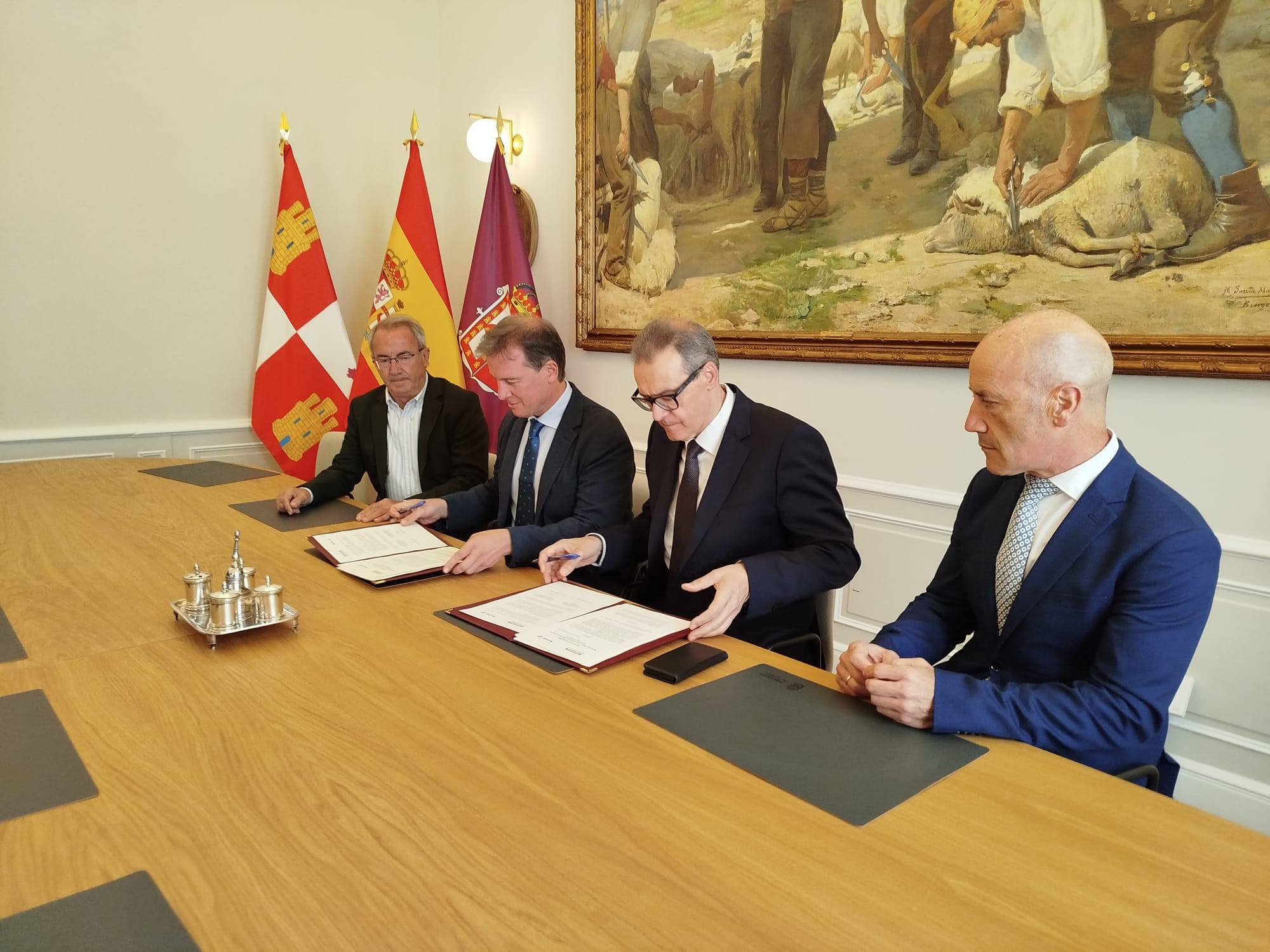 firma convenio ibercaja atapuerca